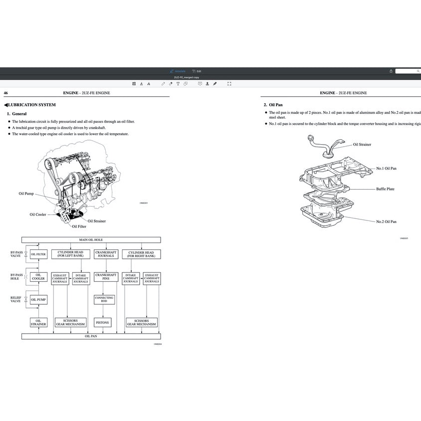 TOYOTA ENGINE 2UZ-FE 4.7L Full Manual Set – SERVICE REPAIR WORKSHOP MANUAL