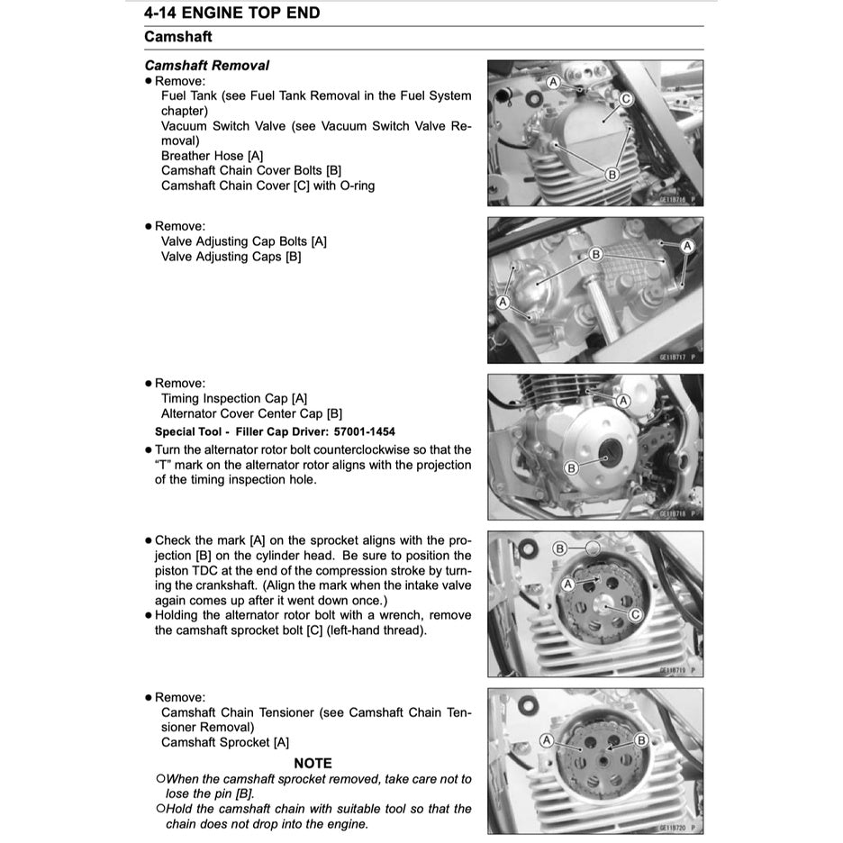 KAWASAKI KLX150L 2014-2018 Full Manual Set – Repair & Maintenance Manual andSpare Parts Catalog and User Handbook
