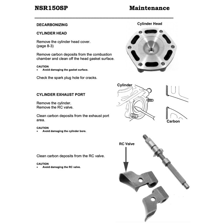 HONDA NSR 150SP 1997-2010 Full Manual Set – Repair & Maintenance Manual and Spare Parts Catalog and User Handbook - REPSOL REPLICA