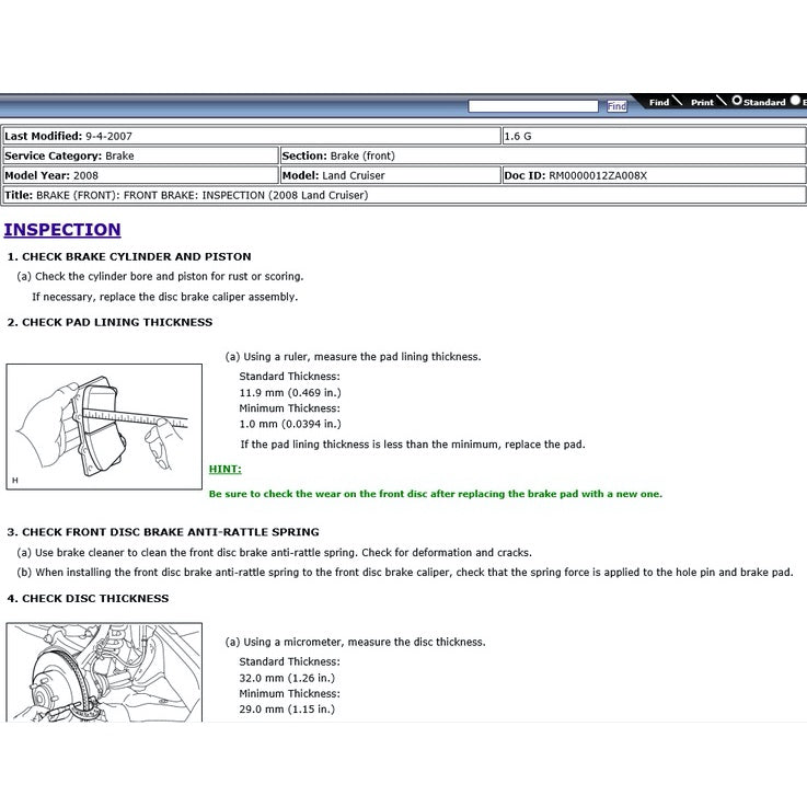 TOYOTA LAND CRUISER J200 2008-2021 Full Manual Set – Repair & Maintenance Manual