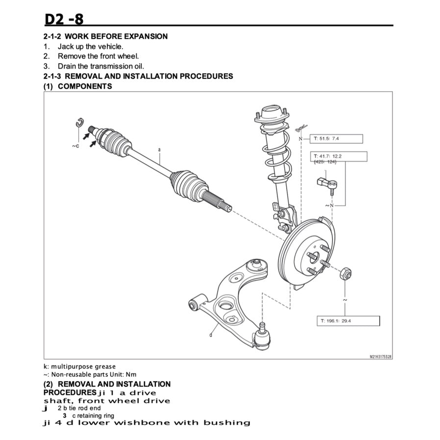 DAIHATSU MIRA AVY L250/251 2003-2009 Full Manual Set – Repair & Maintenance Manual