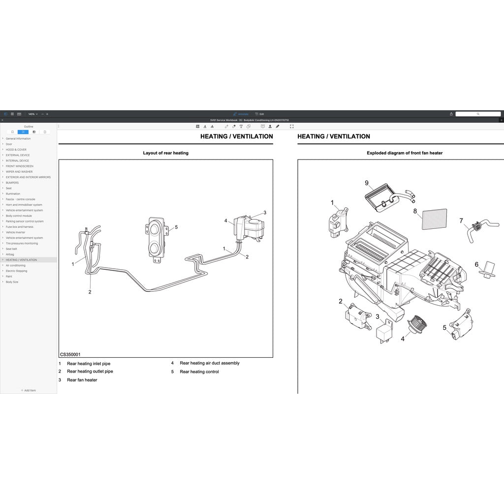 MAXUS V80 2012-2023 Full Manual Set – Repair & Maintenance Manual