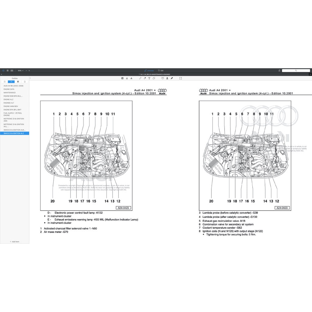 Audi A4 B6-B7 2002-2008 Full Manual Set – FACTORY SERVICE REPAIR WORKSHOP MANUAL