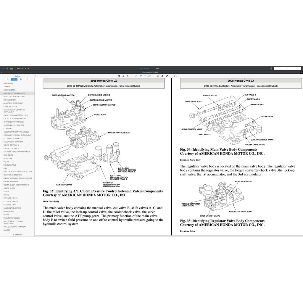 HONDA CIVIC 8 FD1 FD2, FD7, FA1, FG1, FG2, FA5, FN2 2006-2011 Full Manual Set – Repair & Maintenance Manual and Spare Parts Catalog