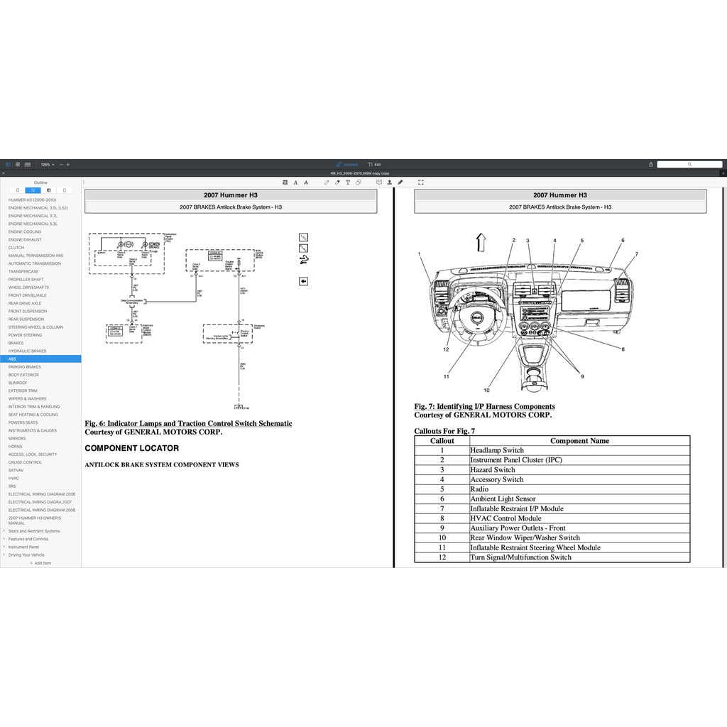 HUMMER H3 2006-2010 Full Manual Set – Repair & Maintenance Manual