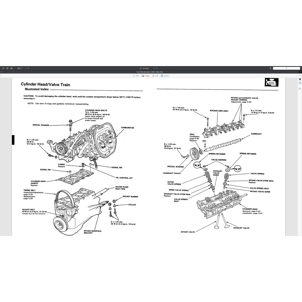 HONDA PRELUDE BA3-BA7 1987-1992 Full Manual Set – Repair & Maintenance Manual