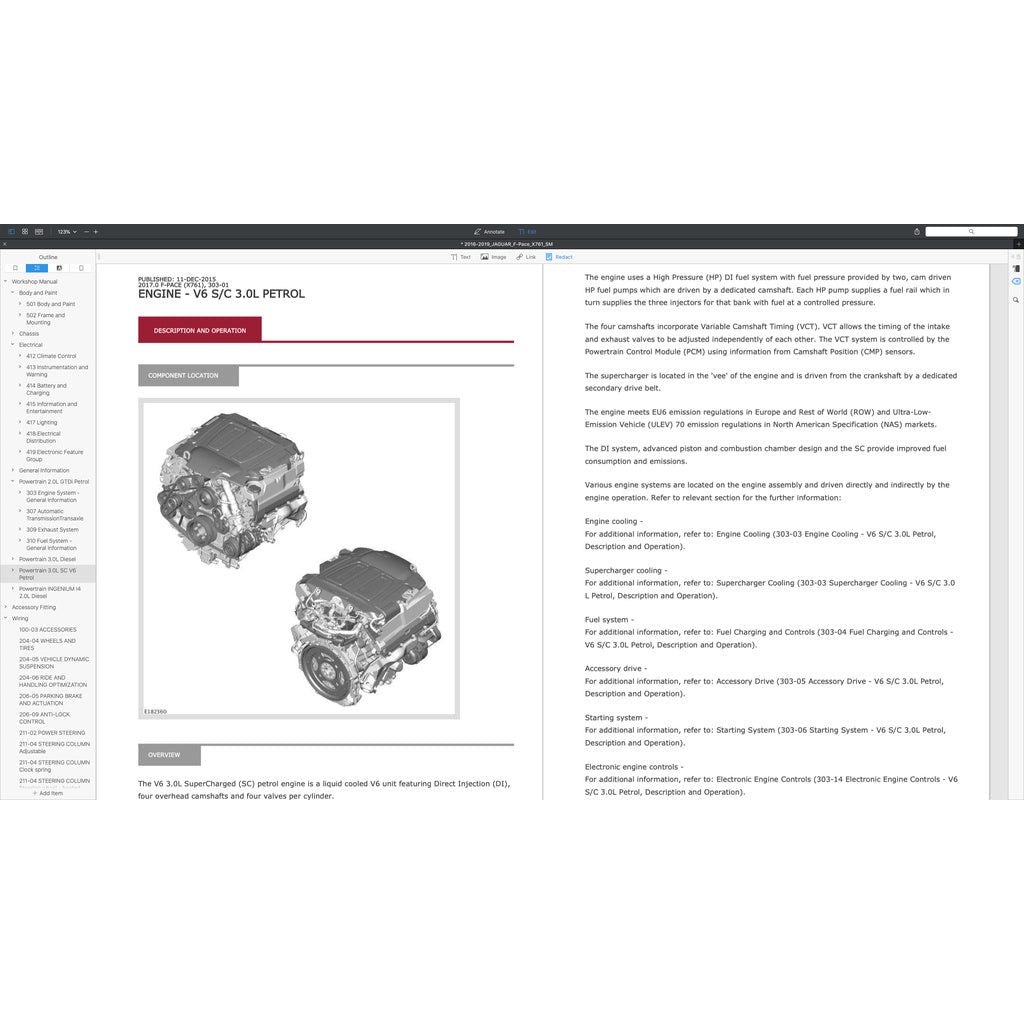JAGUAR F-PACE X761 2016-2024 Full Manual Set – FACTORY Repair & Maintenance Manual