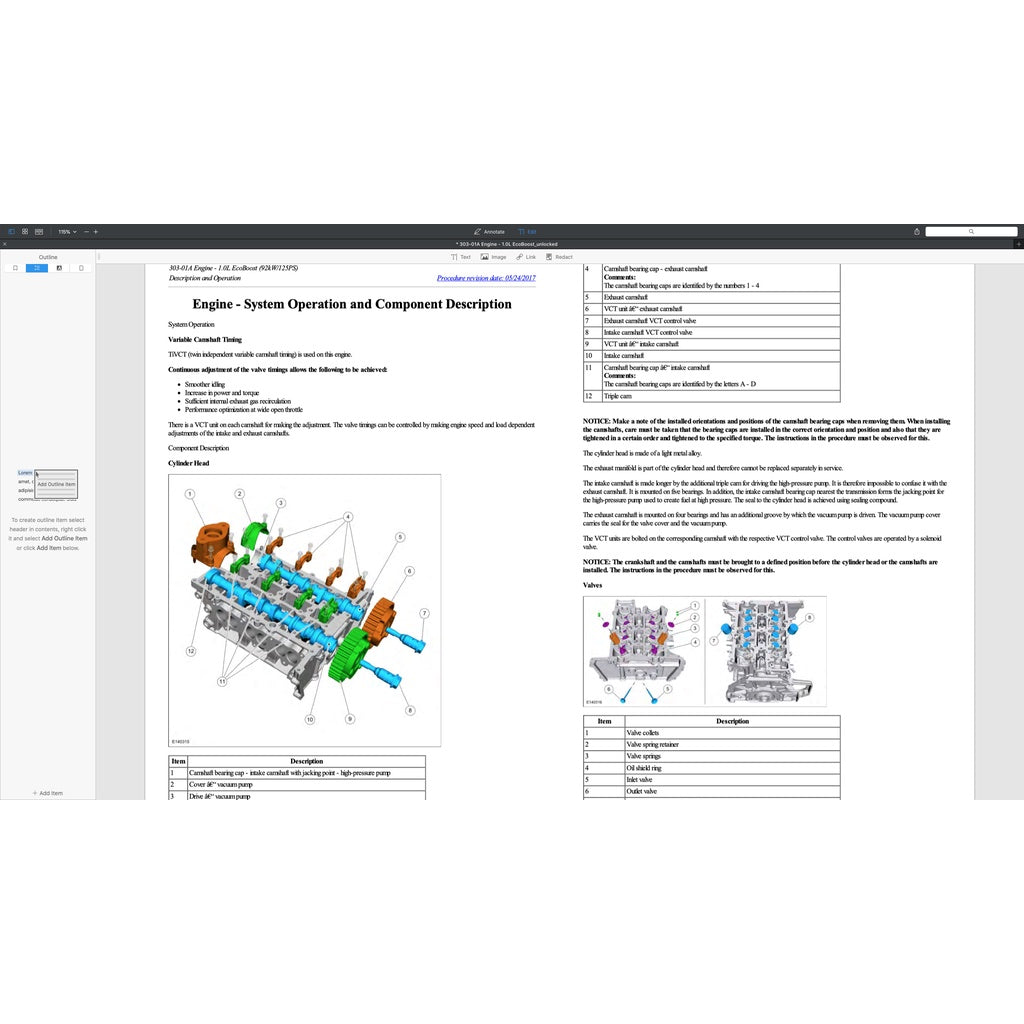 FORD ECOSPORT B515 2013-2021 Full Manual Set – Repair & Maintenance Manual