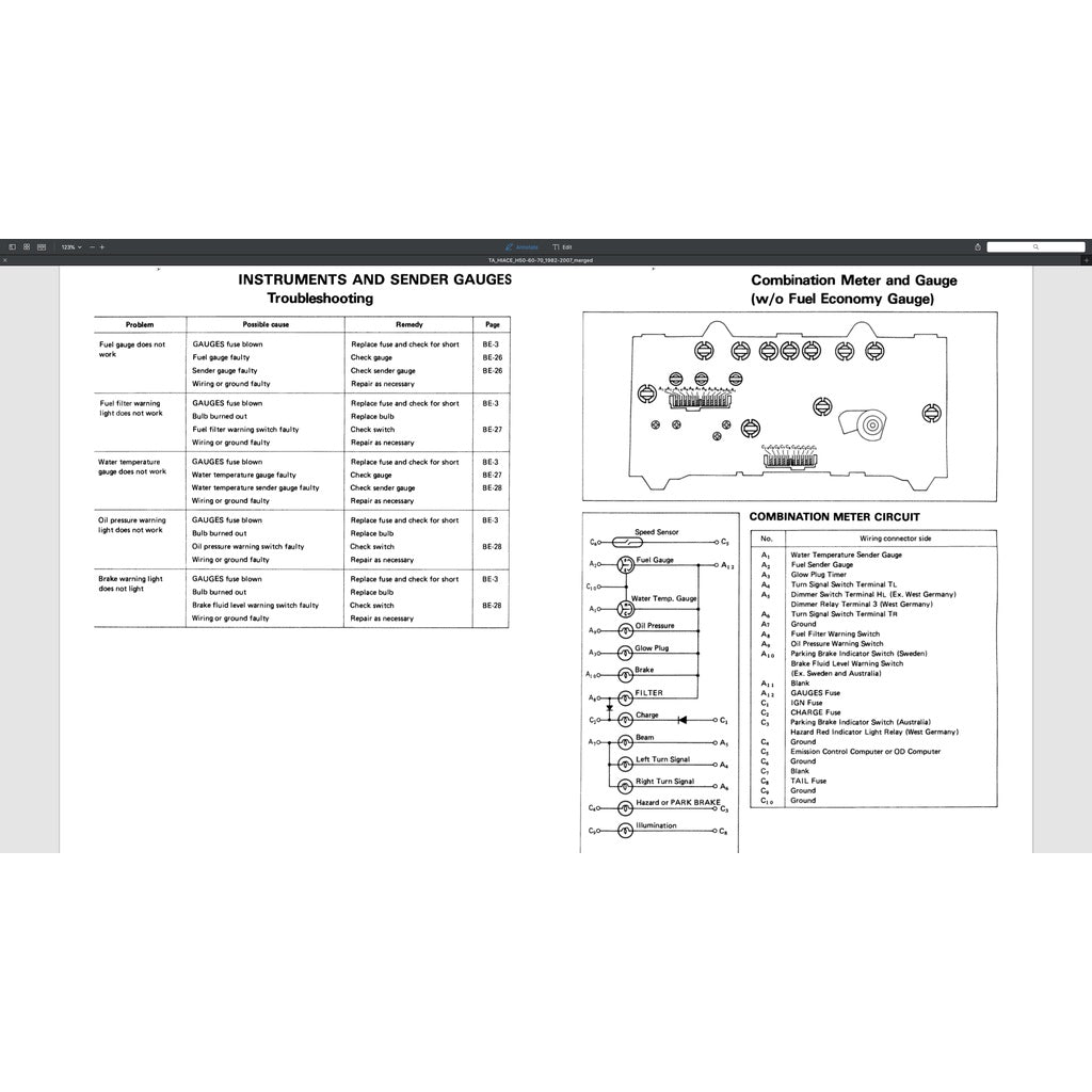TOYOTA HIACE H50/60/70 1982-2007 Full Manual Set – Repair & Maintenance Manual