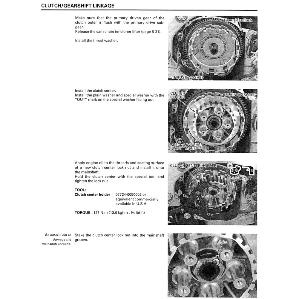 HONDA CBR600F4 1999-2000 Full Manual Set – Repair & Maintenance Manual and Spare Parts Catalog and User Handbook