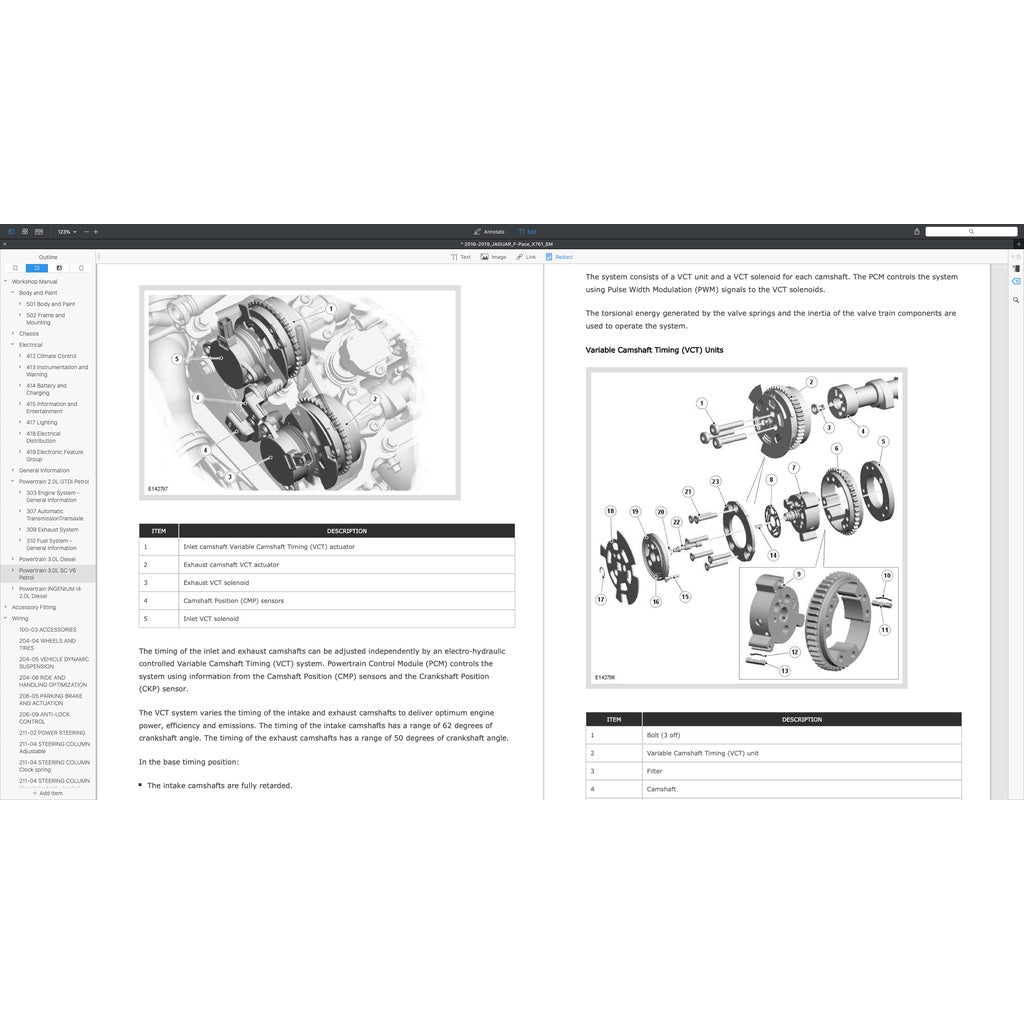 JAGUAR F-PACE X761 2016-2024 Full Manual Set – FACTORY Repair & Maintenance Manual