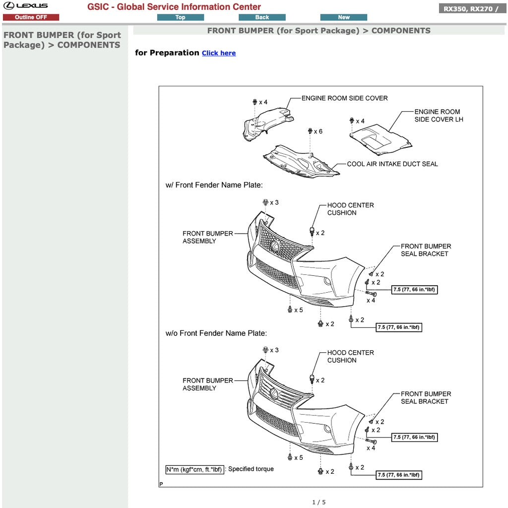 LEXUS RX270 AGL10 2010-2015 Full Manual Set – Repair & Maintenance Manual