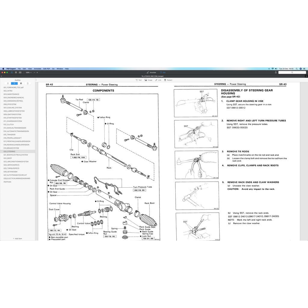 TOYOTA TOWNACE R20/30 1982-1991 Full Manual Set – Repair & Maintenance Manual