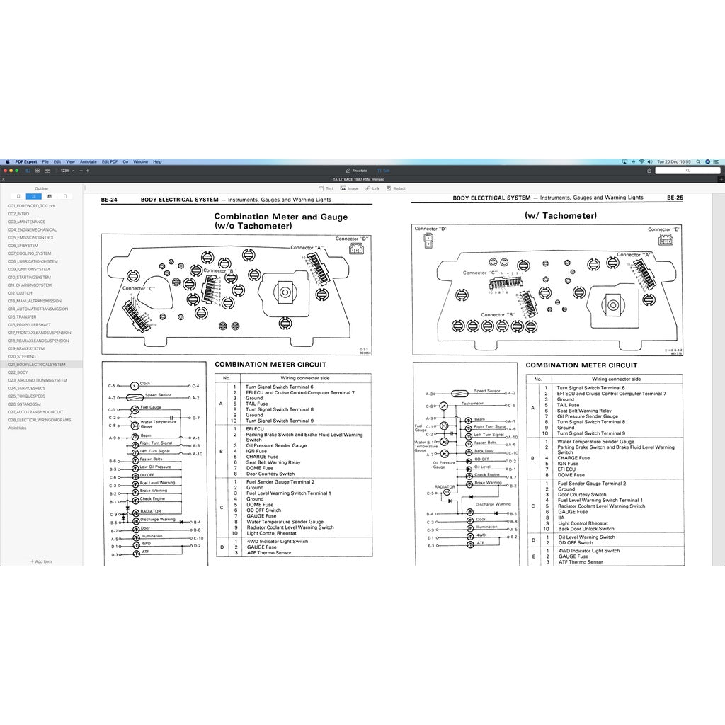 TOYOTA TOWNACE R20/30 1982-1991 Full Manual Set – Repair & Maintenance Manual